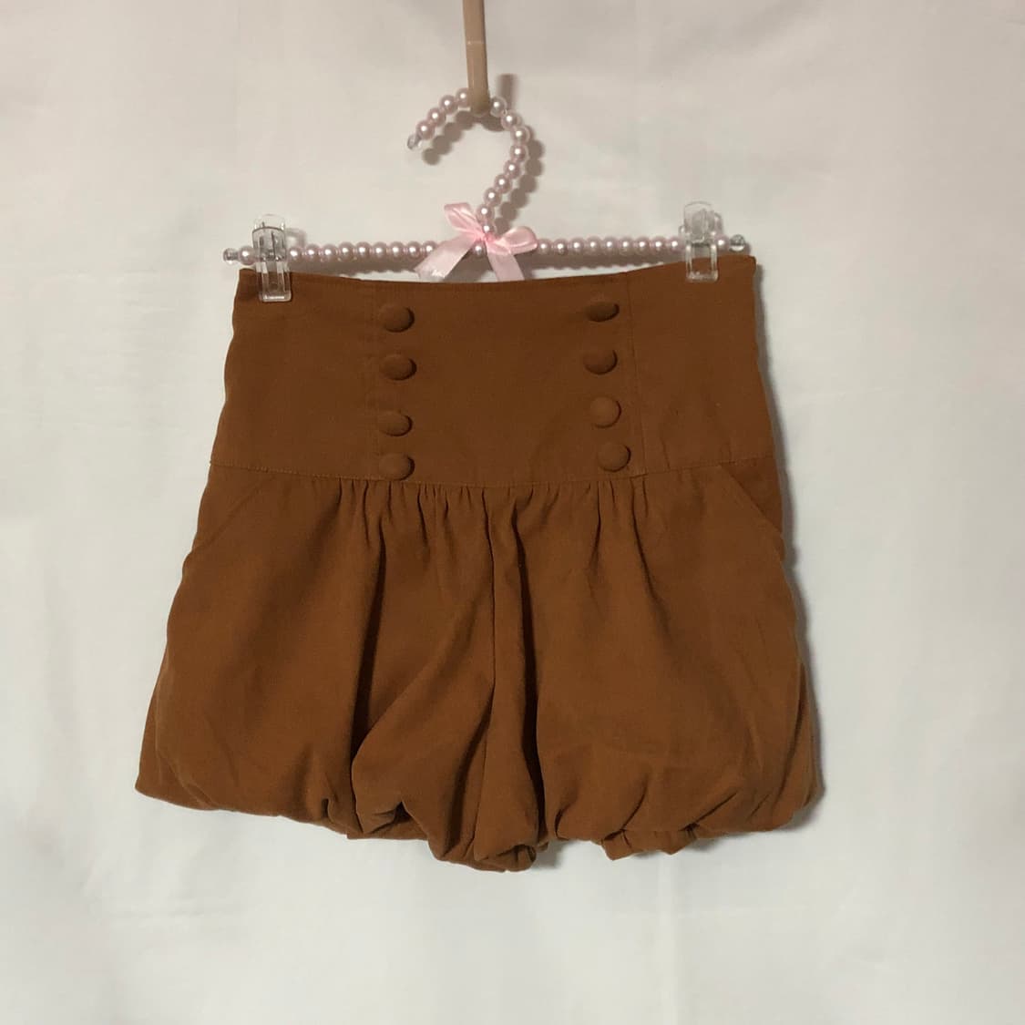 벌룬 큐롯 팬츠  브라운 상품이미지6
