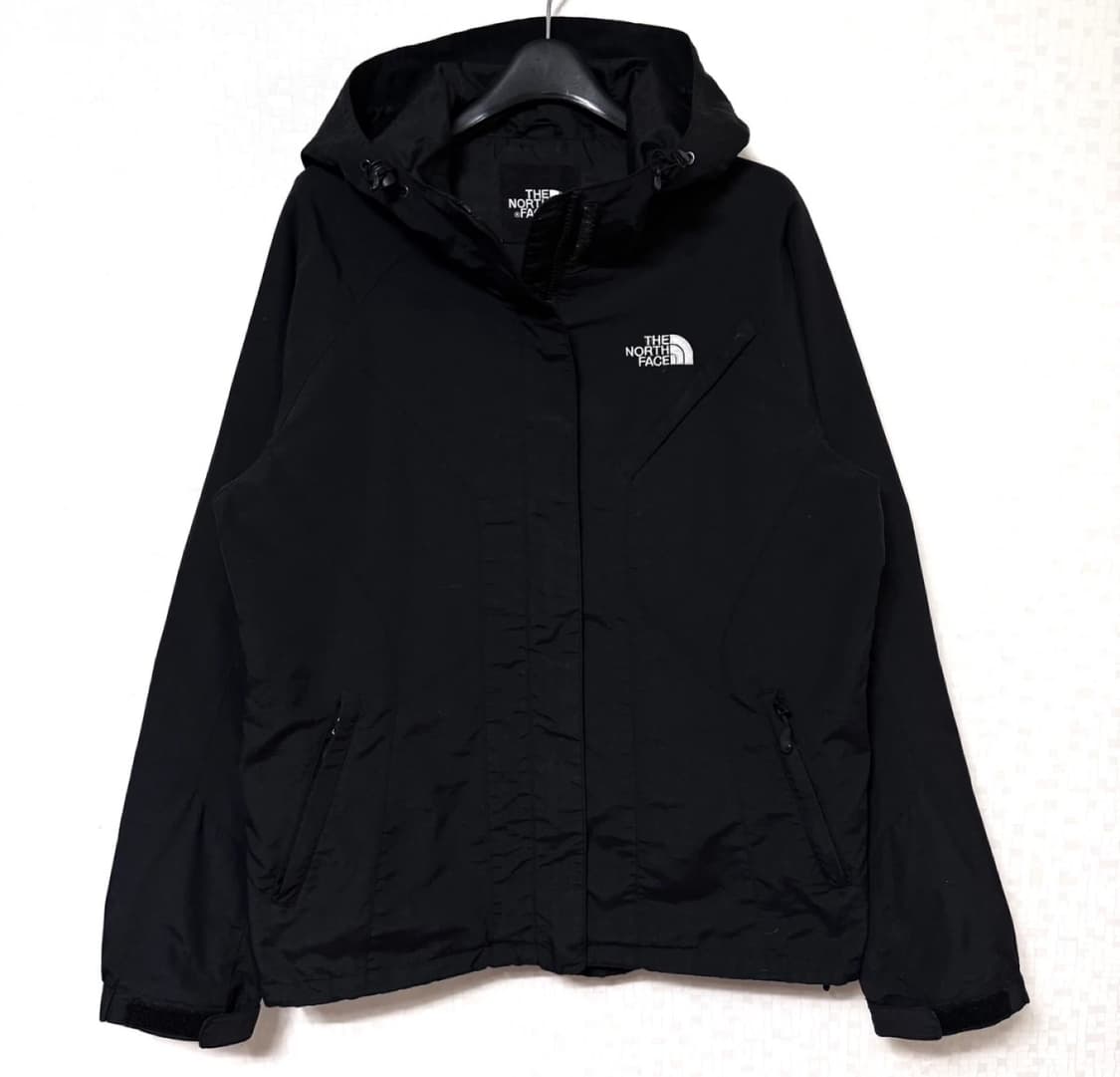 🖤노스페이스 스몰로고 블랙 후드 바람막이 우븐 자켓🖤 상품이미지1