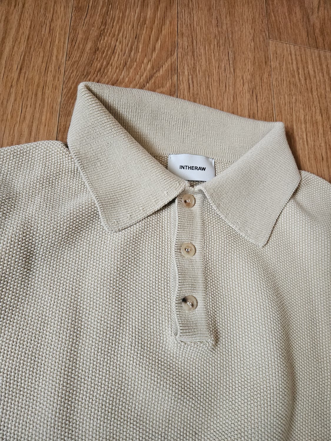 인더로우 코튼실크 폴로니트 상품이미지3