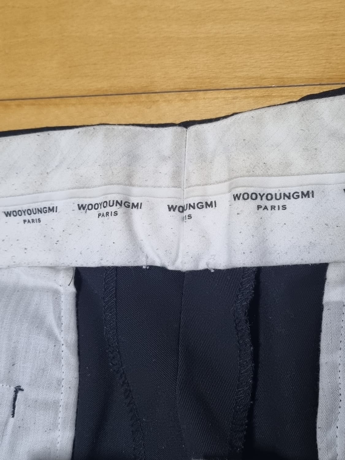 (48) 우영미 턴업팬츠 블랙 상품이미지3