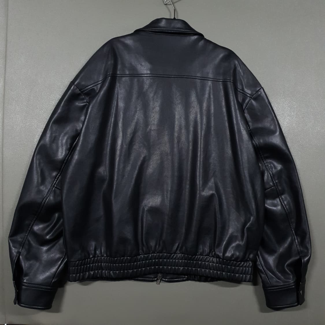 110) 마인드브릿지 신형 22FW 레더 블루종 가죽 자켓 정해인 착용 상품이미지9