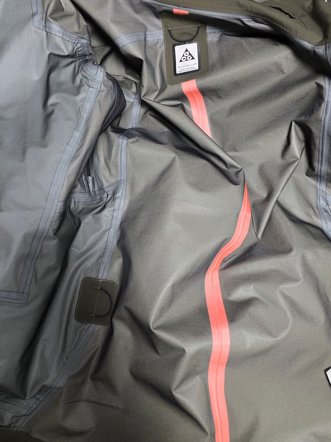 나이키랩 ACG  HO16 시즌  아크로님 , 알파인자켓 카키 상품이미지3