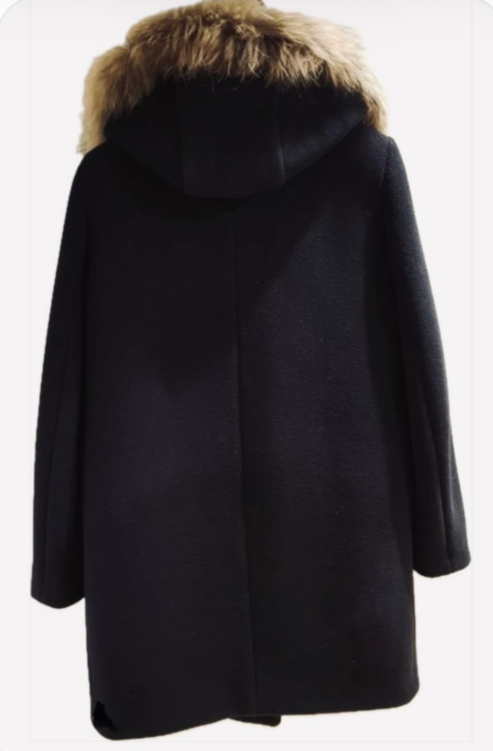 산드로 후드 라쿤퍼 코트 상품이미지4