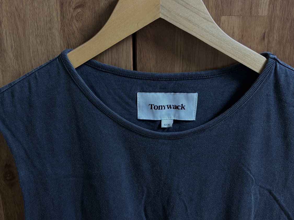 [XL] 토니웩 가먼트 다이 슬리브리스 티 (카본) 상품이미지3