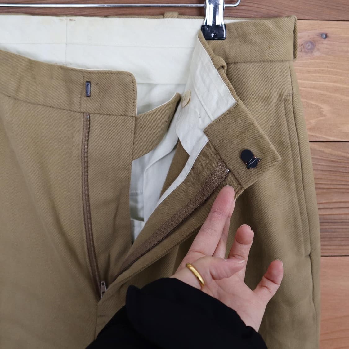 폴로 베이지 와이드 치노팬츠  상품이미지4