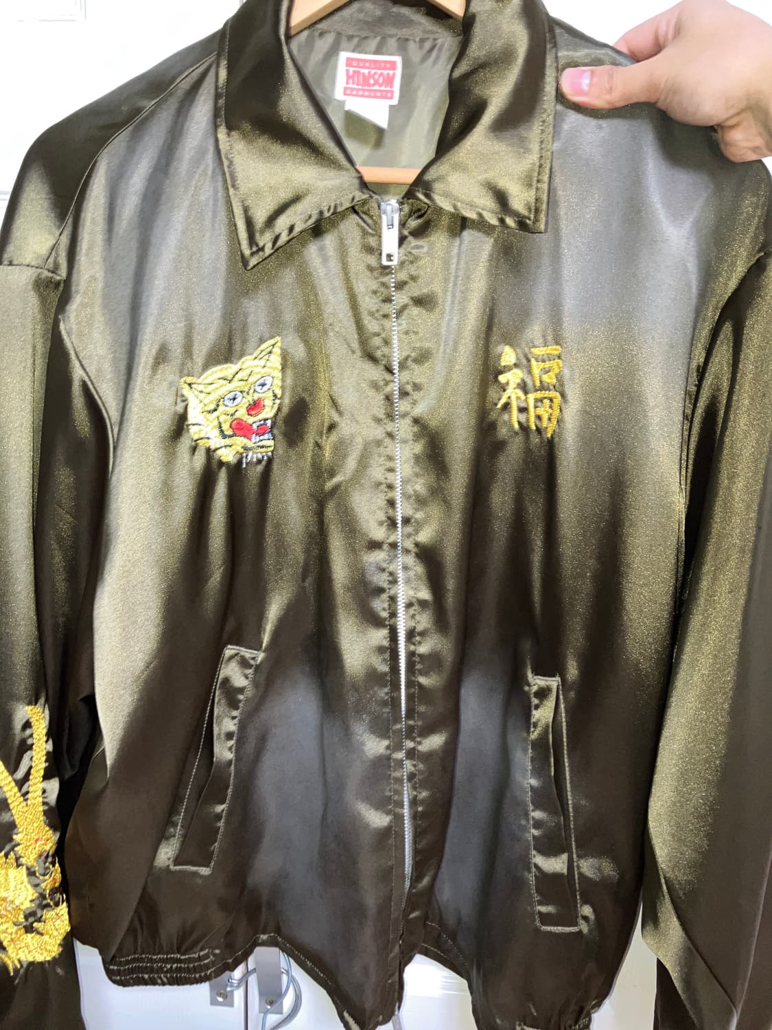 Hinson 자수 코치자켓 M사이즈 상품이미지5