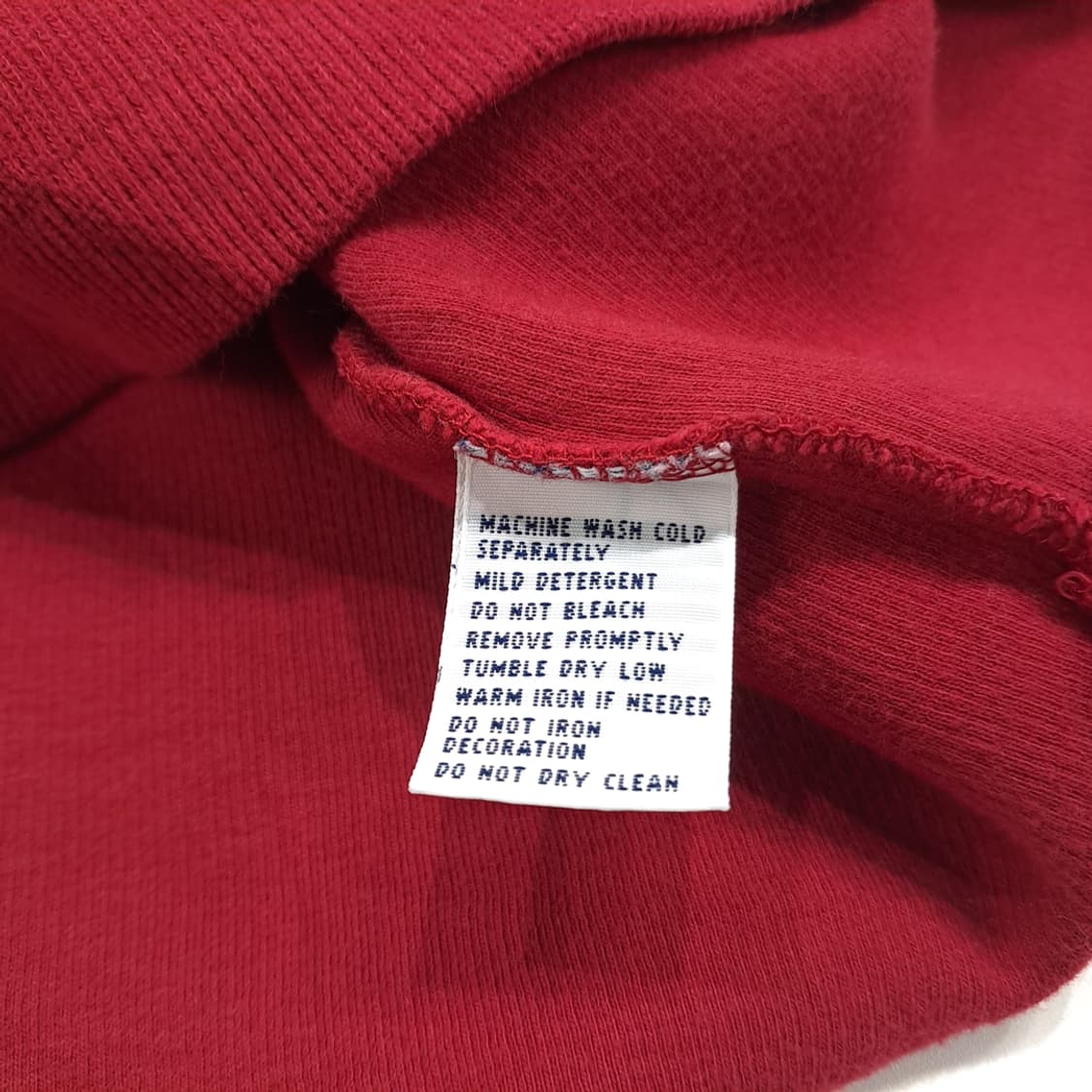 CN793 M 폴로 랄프로렌 레드 하프집업 긴팔 니트 스웨터 상품이미지6