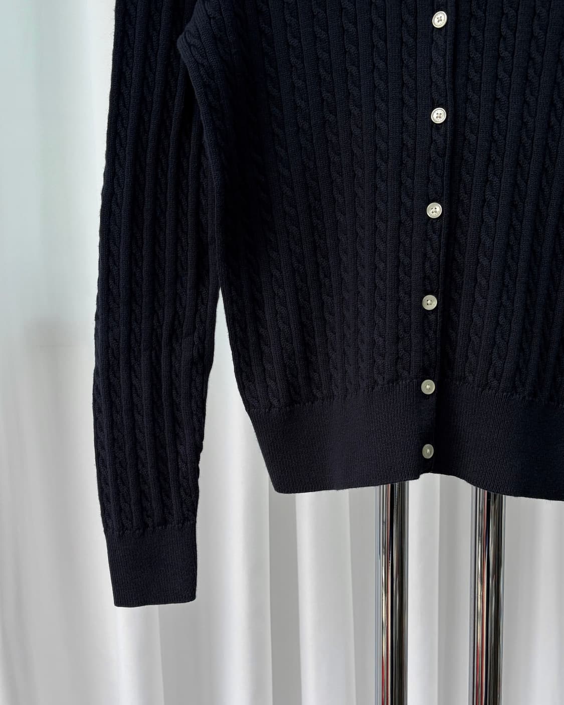 [XL/16]폴로 랄프로렌 걸즈 케이블 니트 가디건 navy 상품이미지5