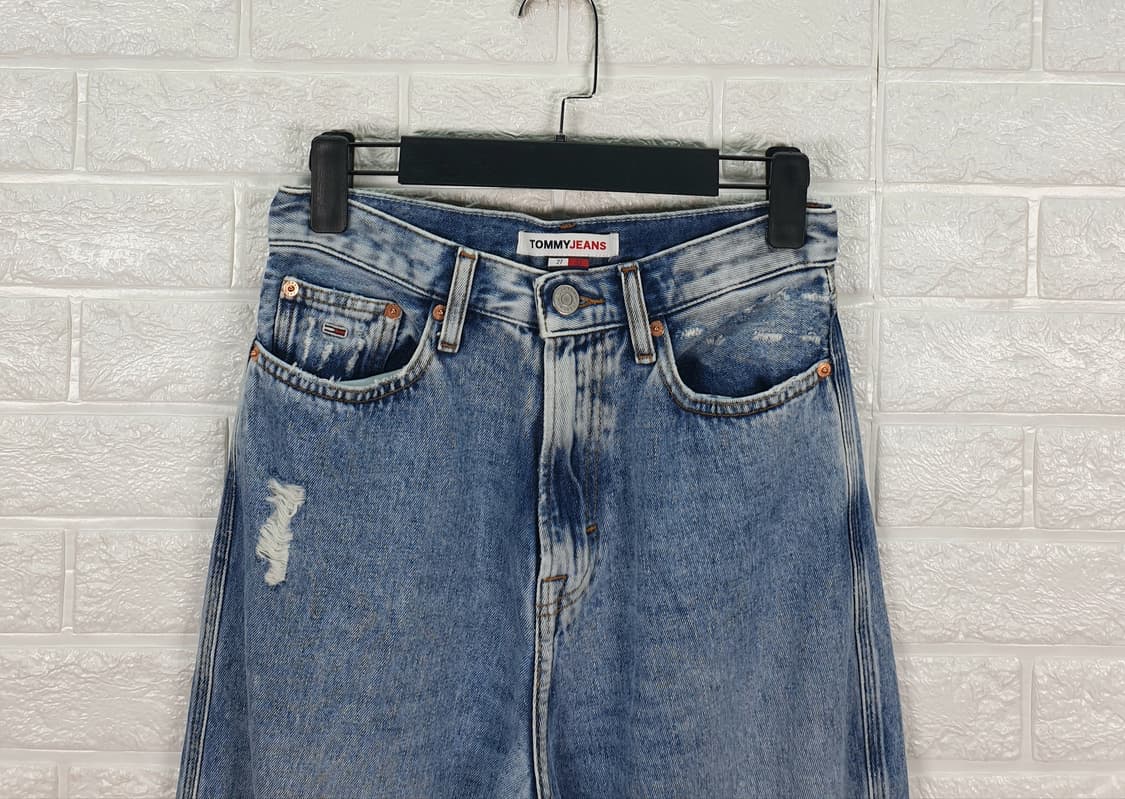 [27]타미힐피거 진스 디스트로이드 와이드 청바지 상품이미지4