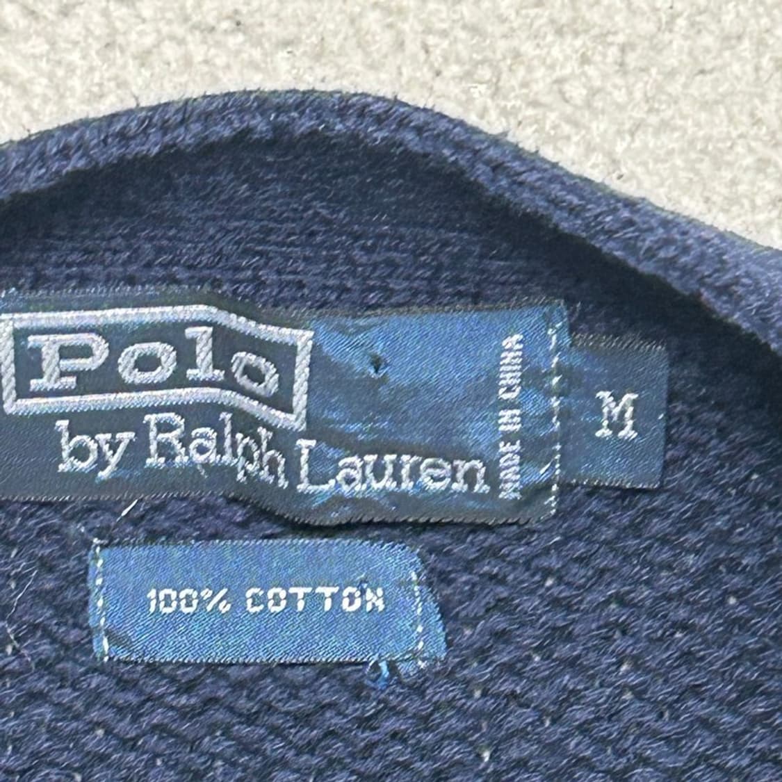 폴로랄프로렌 네이비 코튼 니트 가디건 M 상품이미지4