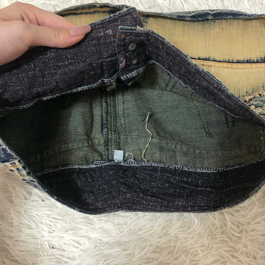 빈티지 워싱 미니 스커트 상품이미지9