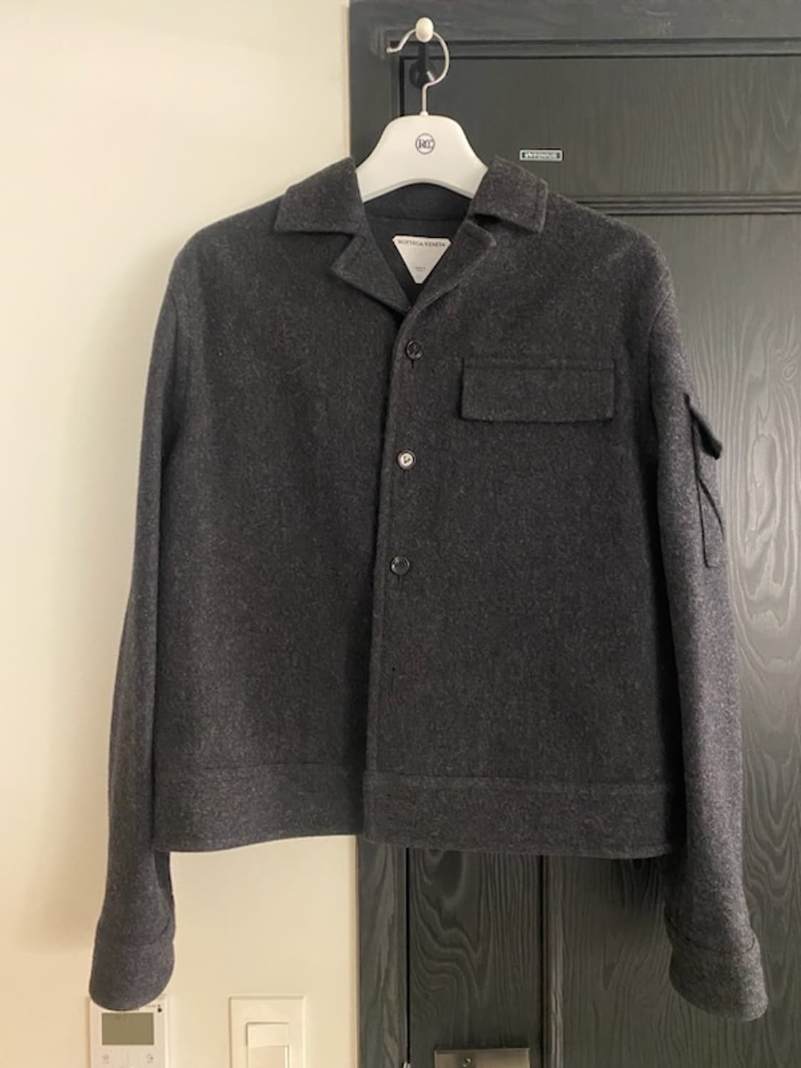 [48] 보테가베네타 밀리터리 울 크롭 숏 자켓 상품이미지4