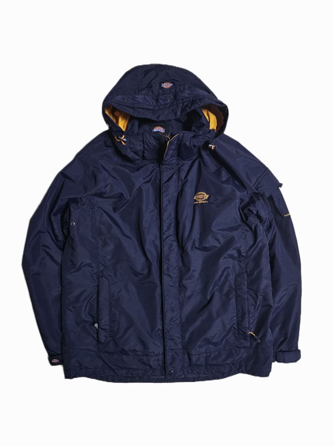 아메카지 워크웨어 디키즈 후드 바람막이 워크 자켓 네이비 L 상품이미지1