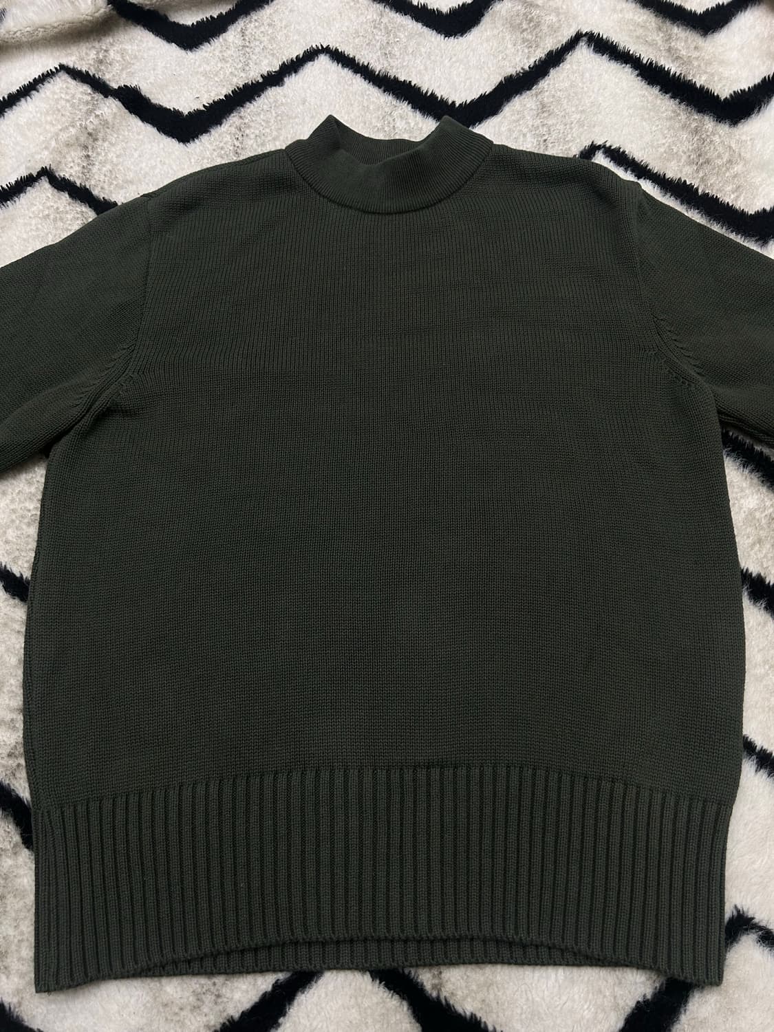 [M]유니폼브릿지 니트/카키 상품이미지2