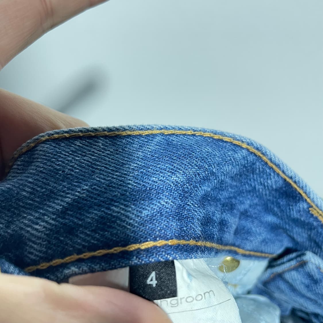 새상품 HATCHINGROOM 데님 와이드 팬츠 상품이미지9