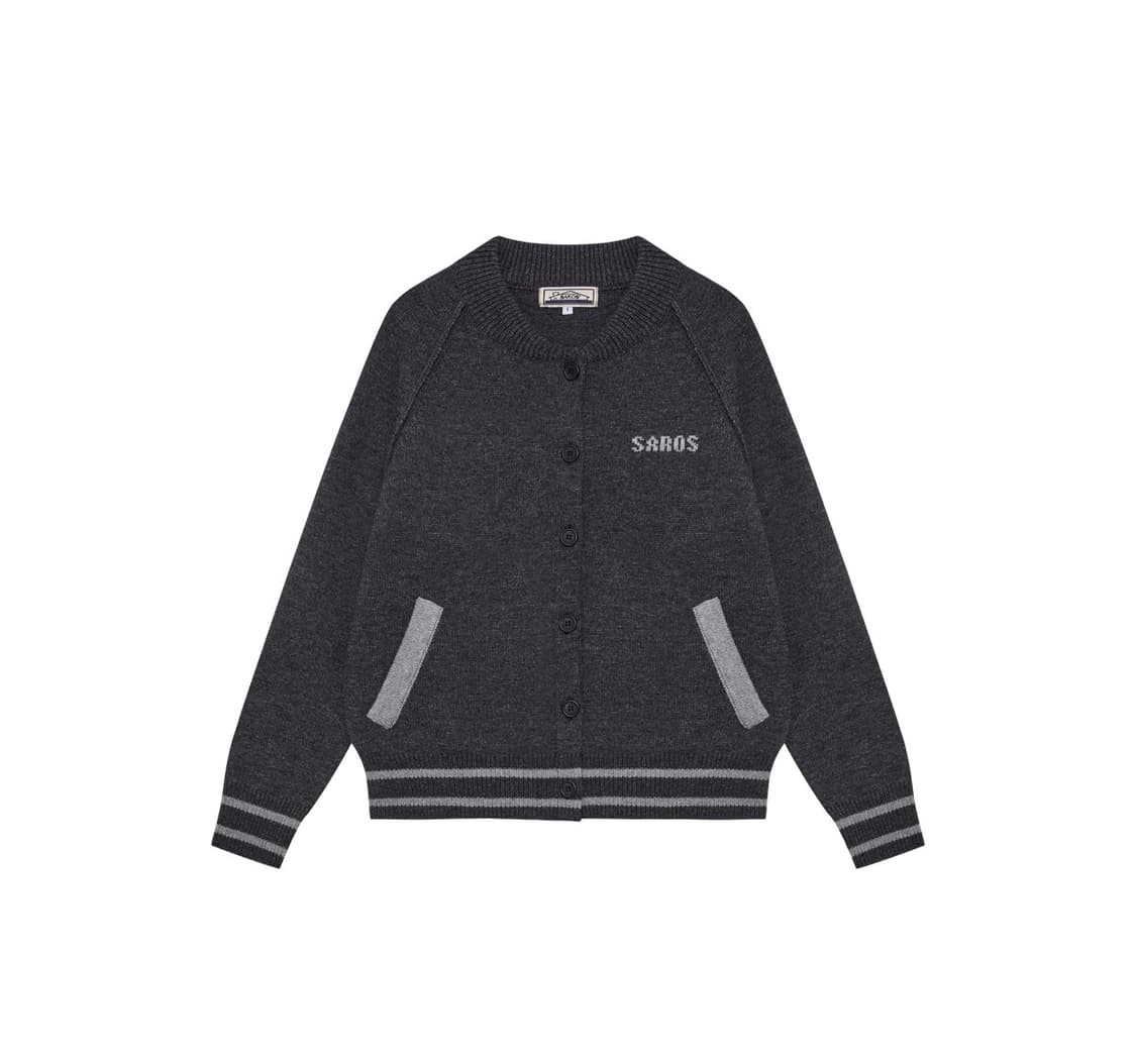 사로스 saros 니트 가디건 차콜  상품이미지1