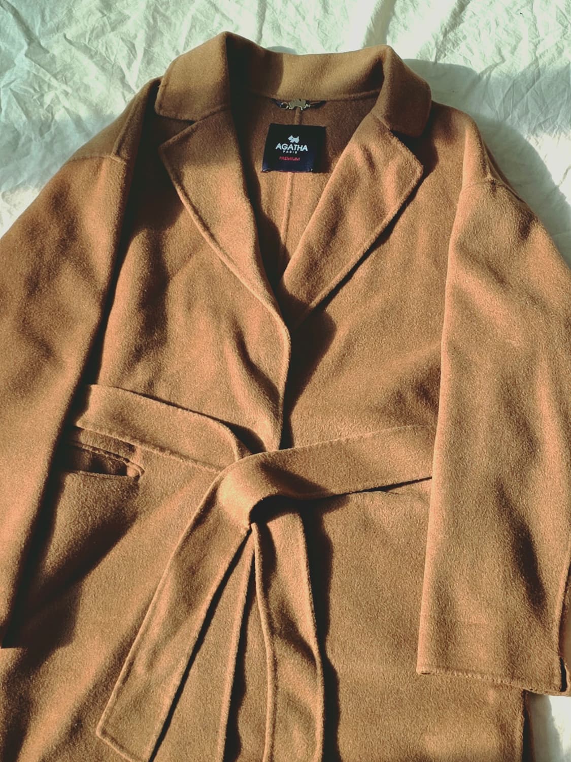 AGATHA 아가타 캐시미어 코트 + 경량 패딩 조끼 상품이미지3