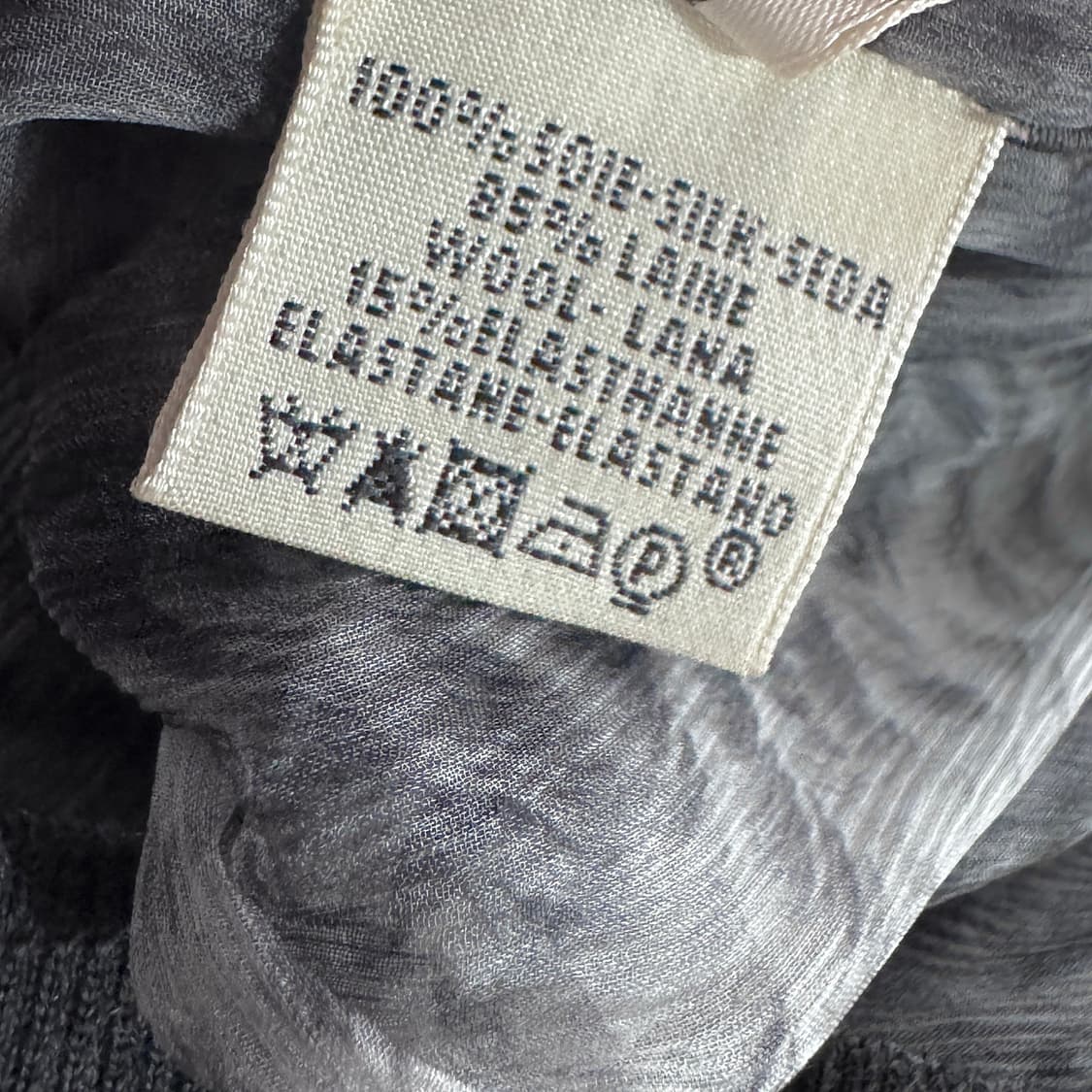 에르메스 패턴 실크 티블라우스 상품이미지6