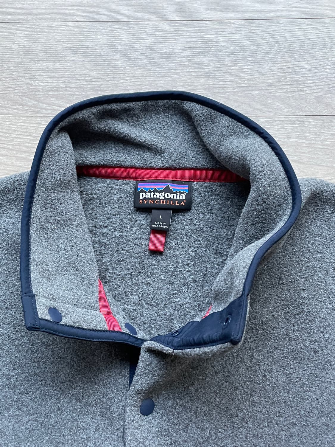 파타고니아 신칠라 니켈 네이비 그레이 플리스 patagonia 상품이미지3