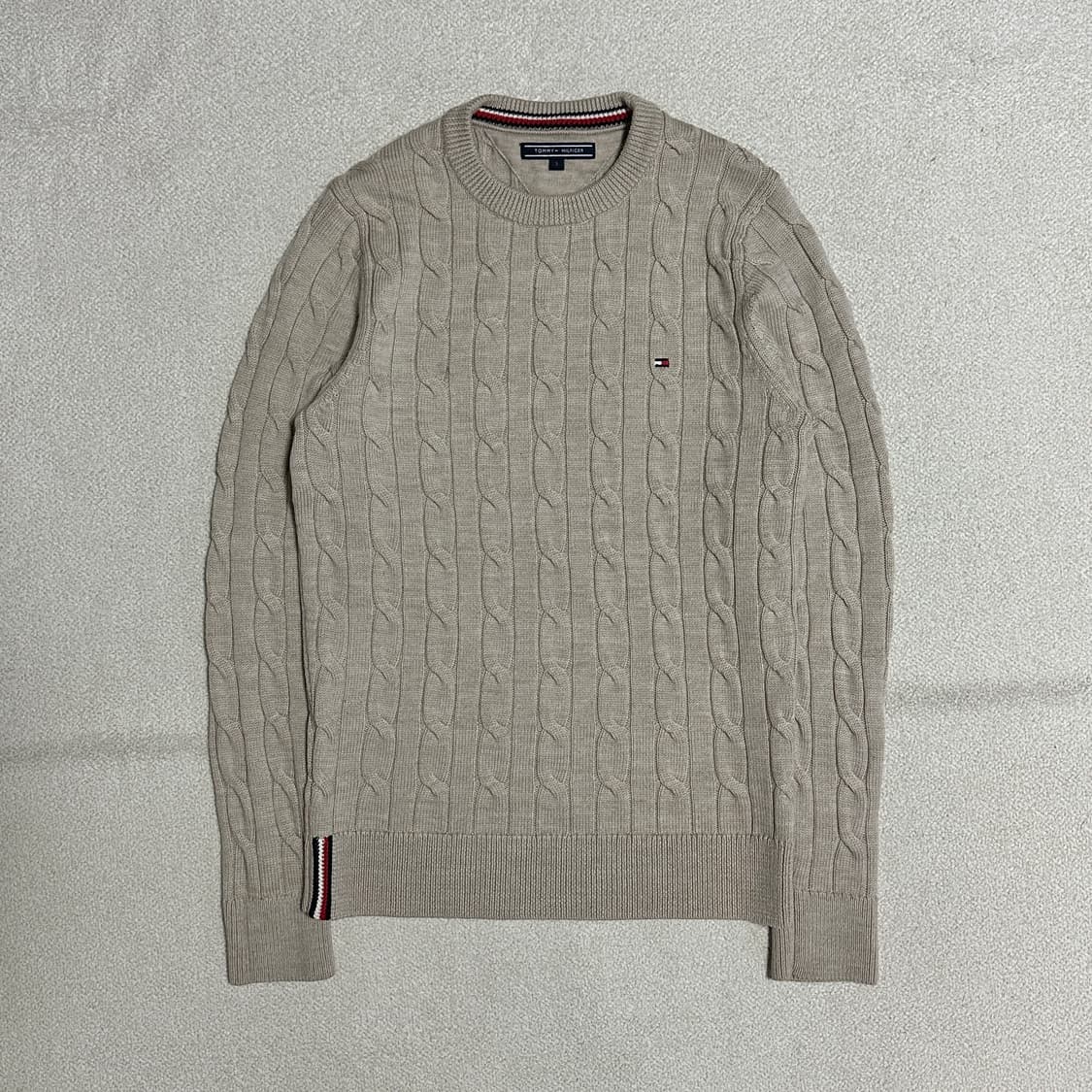 타미힐피거 베이직 울 케이블 크루넥 니트스웨터 상품이미지2