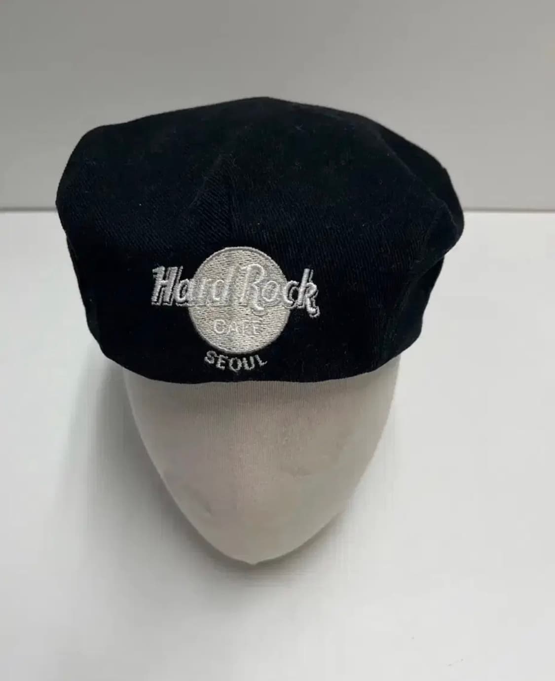 하드락카페 빈티지 블랙 베레모 헌팅캡 상품이미지1