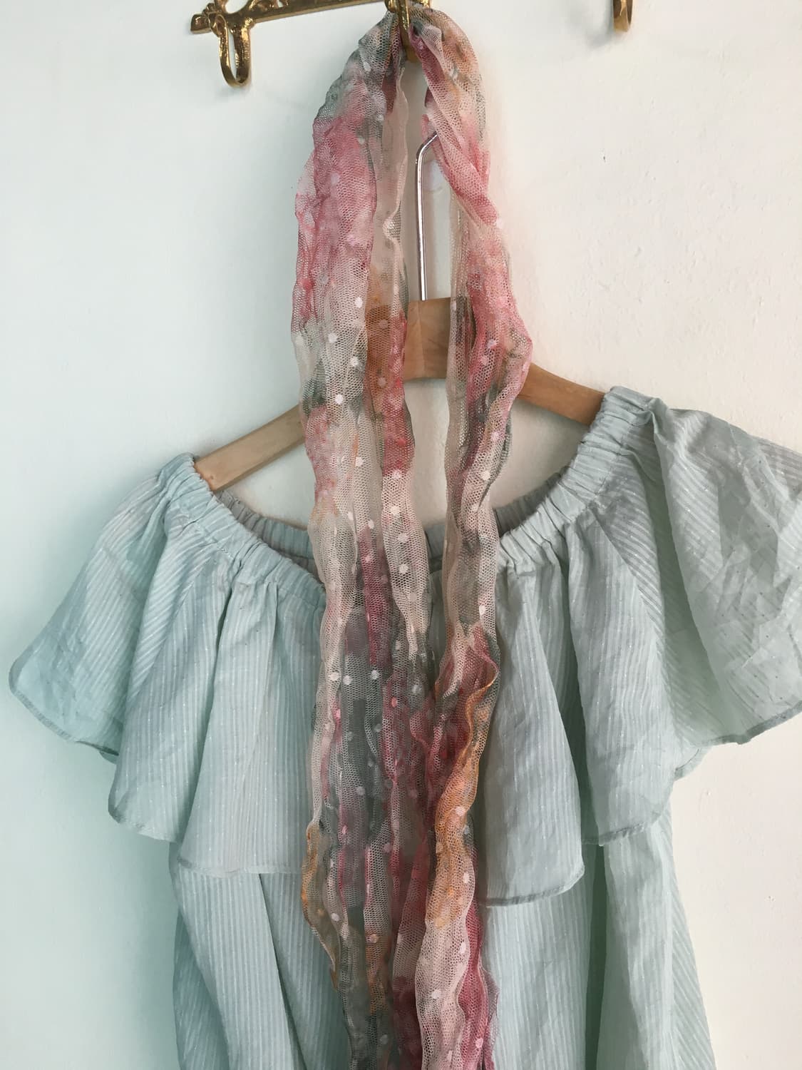 빈티지 민트 핑크 플라워 코디세트 상품이미지6