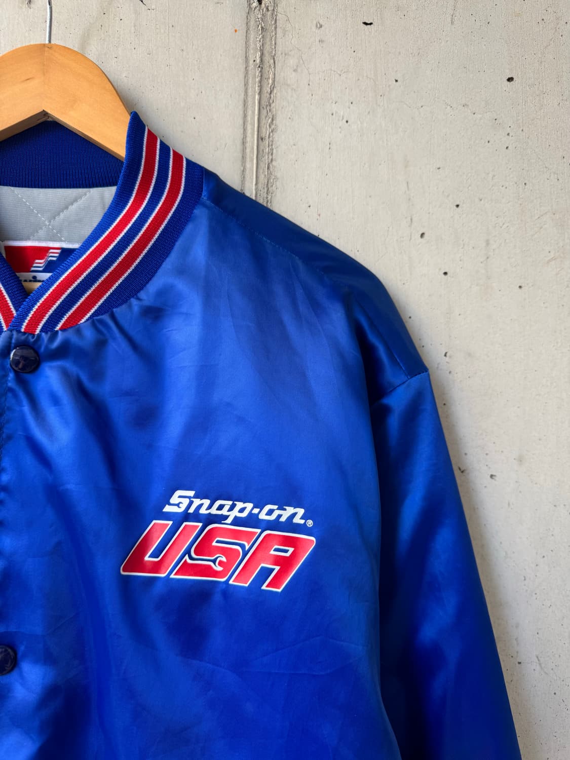 90s Snap-On 바시티 자켓 상품이미지4