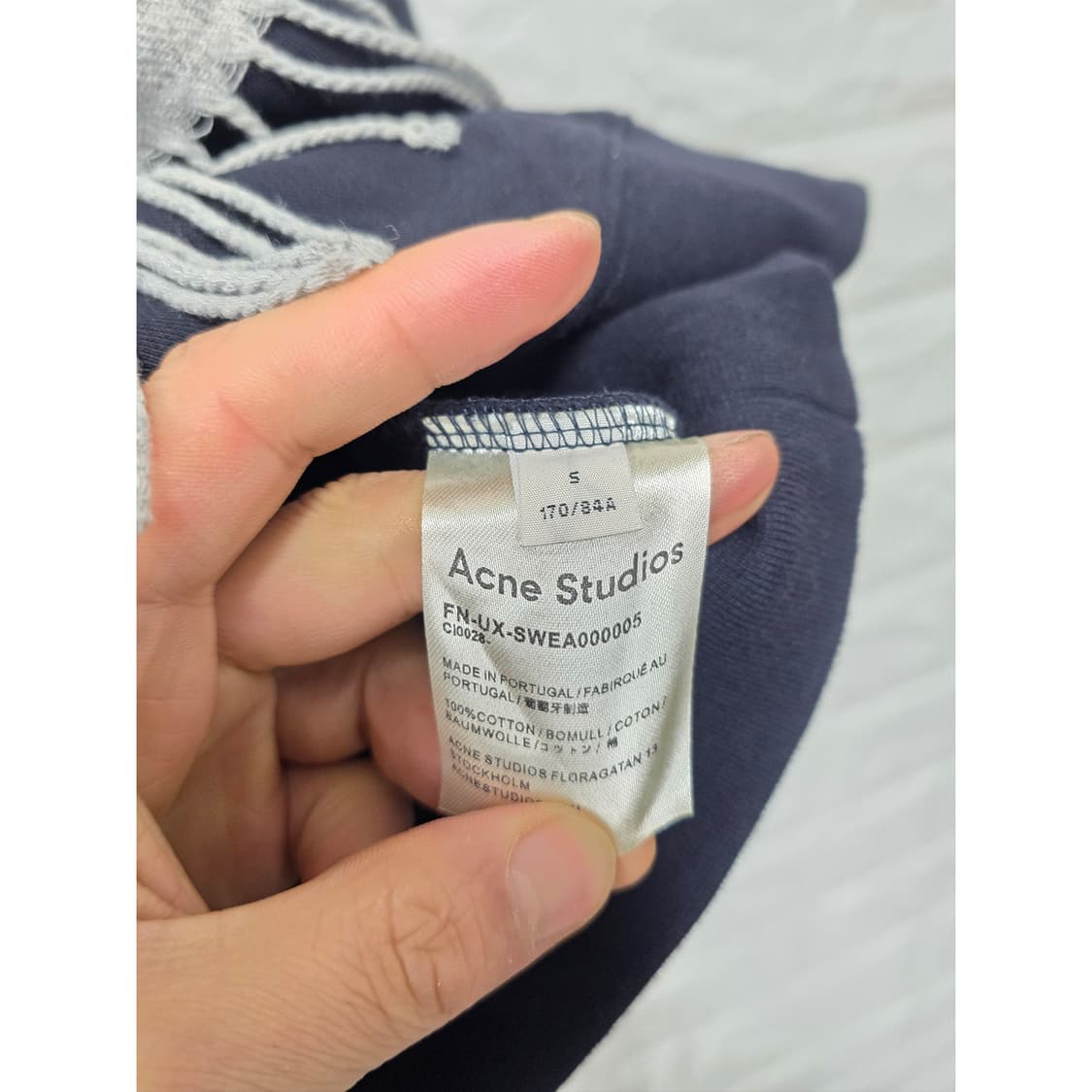 택포_ 아크네 스튜디오 스컹크 자수 맨투맨 M-L 상품이미지3