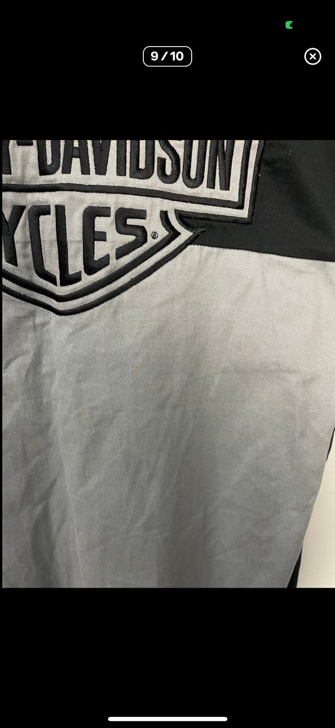 할리데이비슨 후면 빅로고 레이싱 반팔 셔츠 A3361 상품이미지8