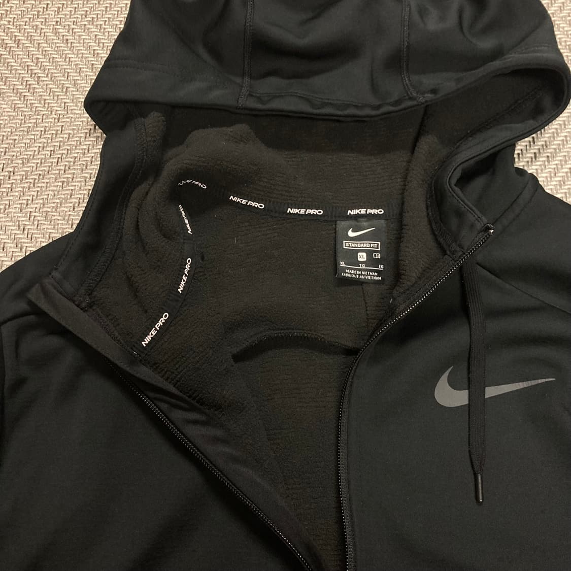 (XL)나이키프로 기모 저지 후드집업  상품이미지3