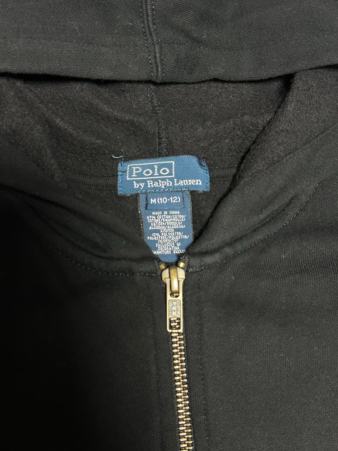 폴로 빅포니 후드집업 블랙 상품이미지2