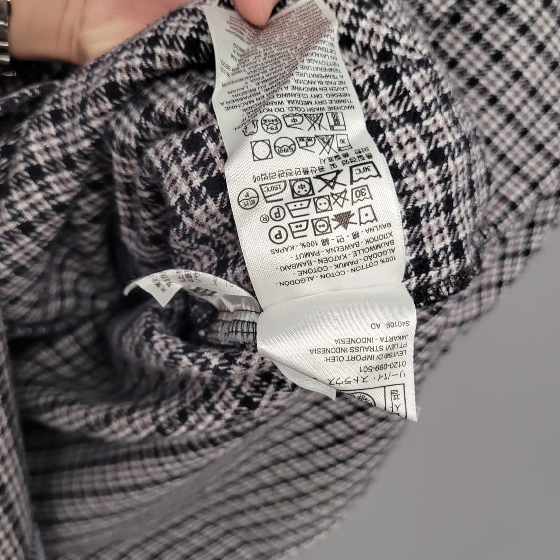 Levi's 리바이스 포플린 체크 셔츠 상품이미지6