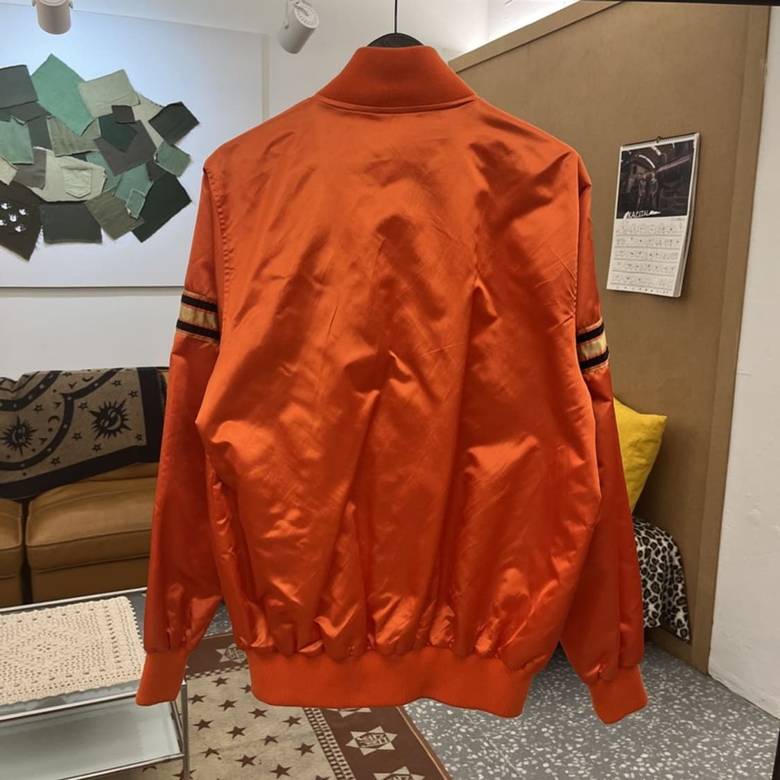 스타터 샌프란시스코 자이언츠 레트로 오렌지 바시티 자켓 M C10357 상품이미지4