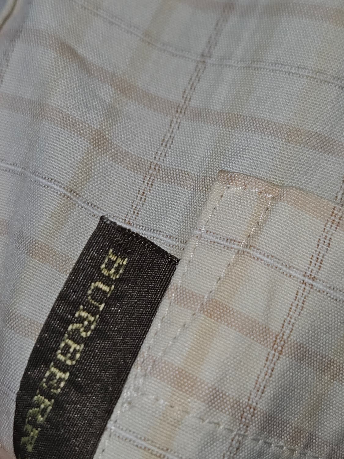 버버리 BURBERRY 체크 반팔셔츠 런던 정품 L 상품이미지5