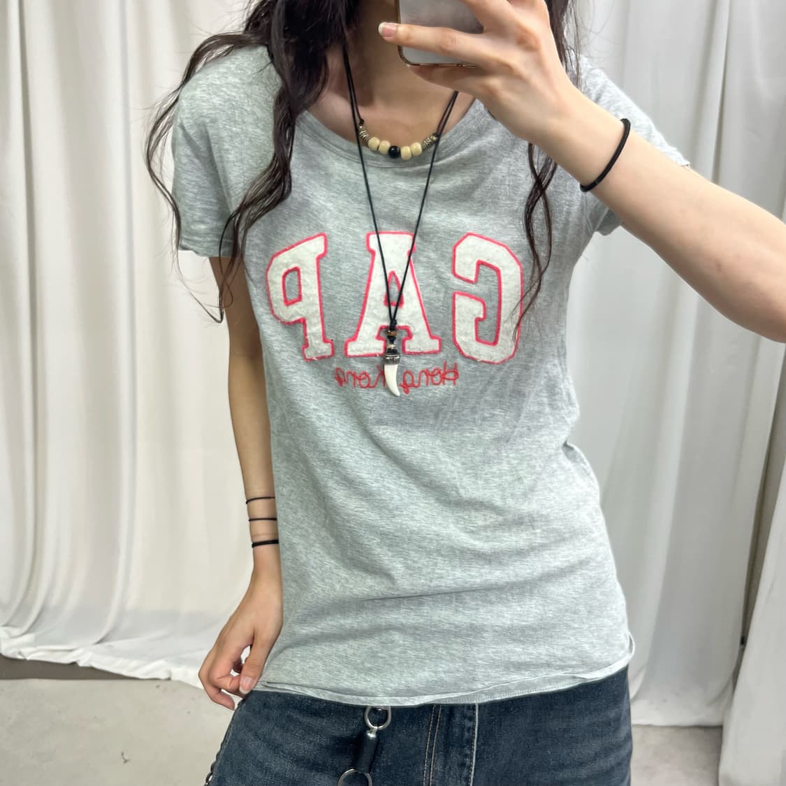 GAP gray T-shirts 상품이미지3
