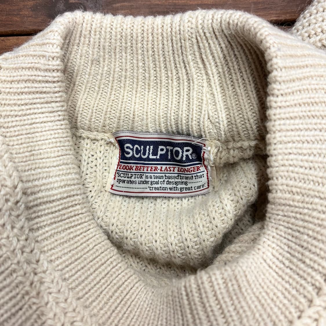 (L) 스컬프터 케이블 울 니트 상품이미지4