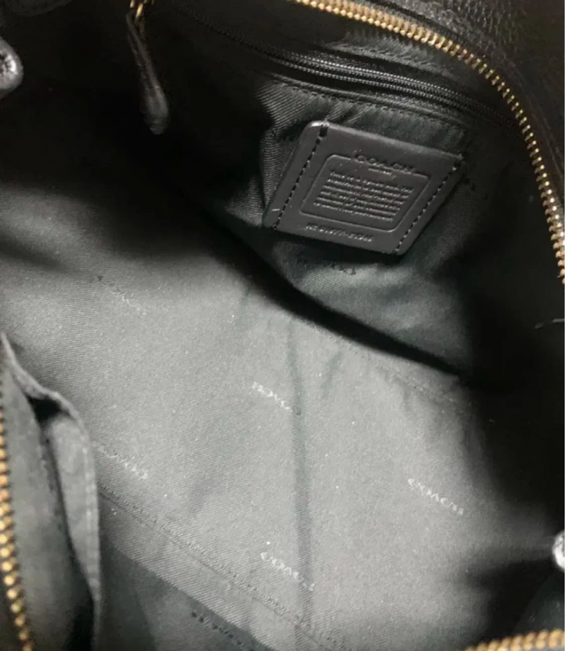 코치 블랙 가죽 토트백 크로스백 핸드백 빈티지 상품이미지4