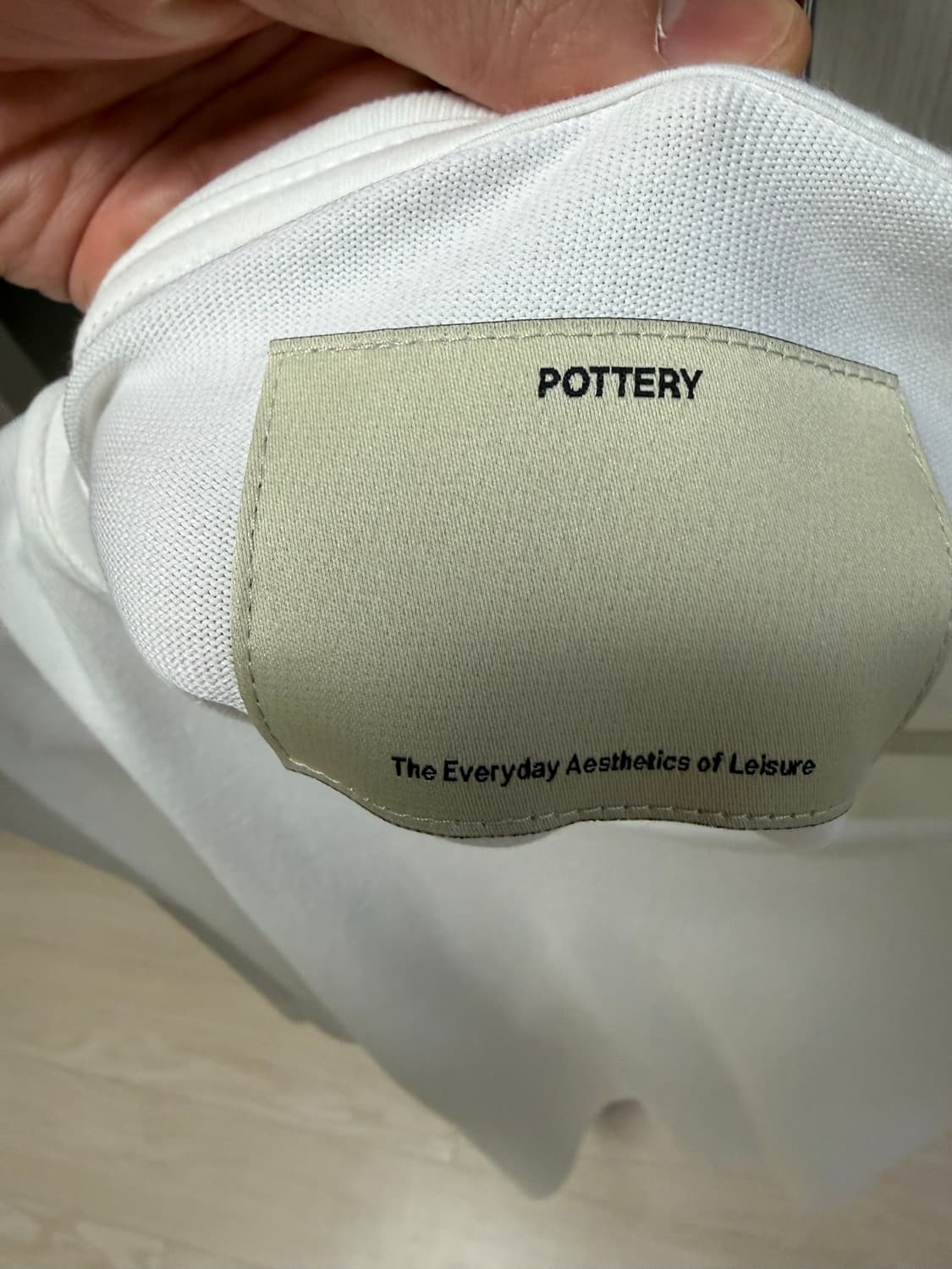 포터리 반팔 5사이즈 회색 검정 흰색 상품이미지1