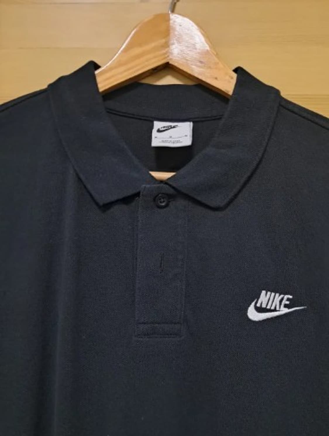 나이키 남성 블랙 PK반팔티셔츠 M사이즈 상품이미지1