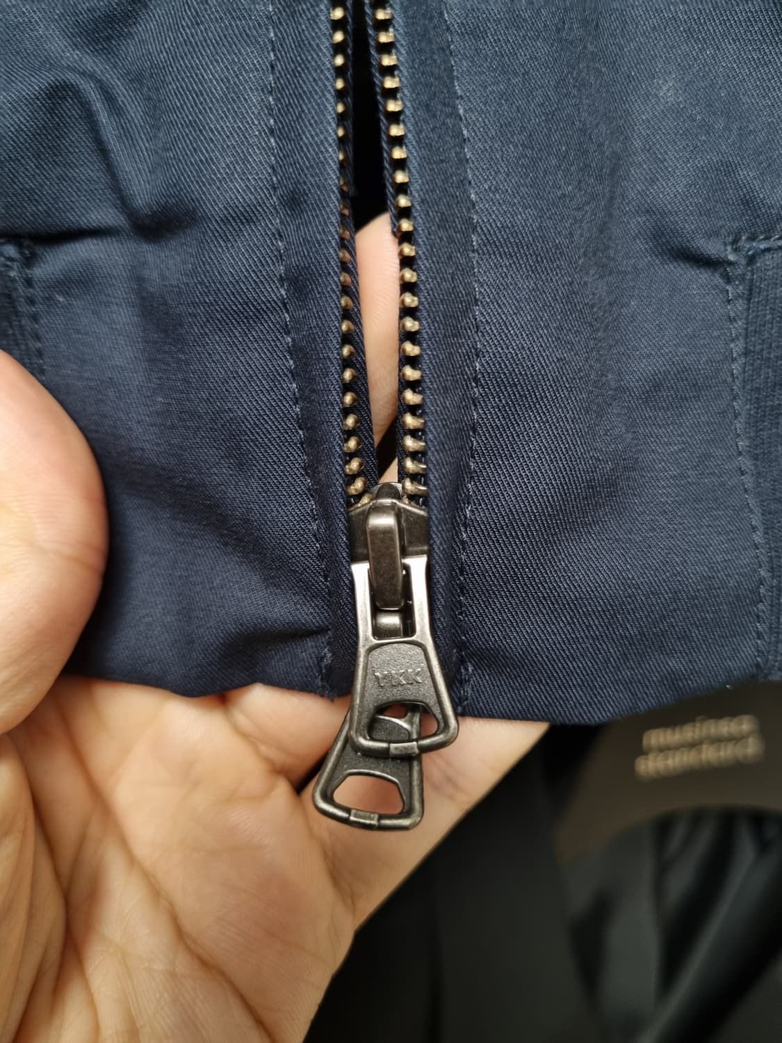 무신사스탠다드 네이비 헤링턴 G9 자켓 105사이즈 상품이미지2