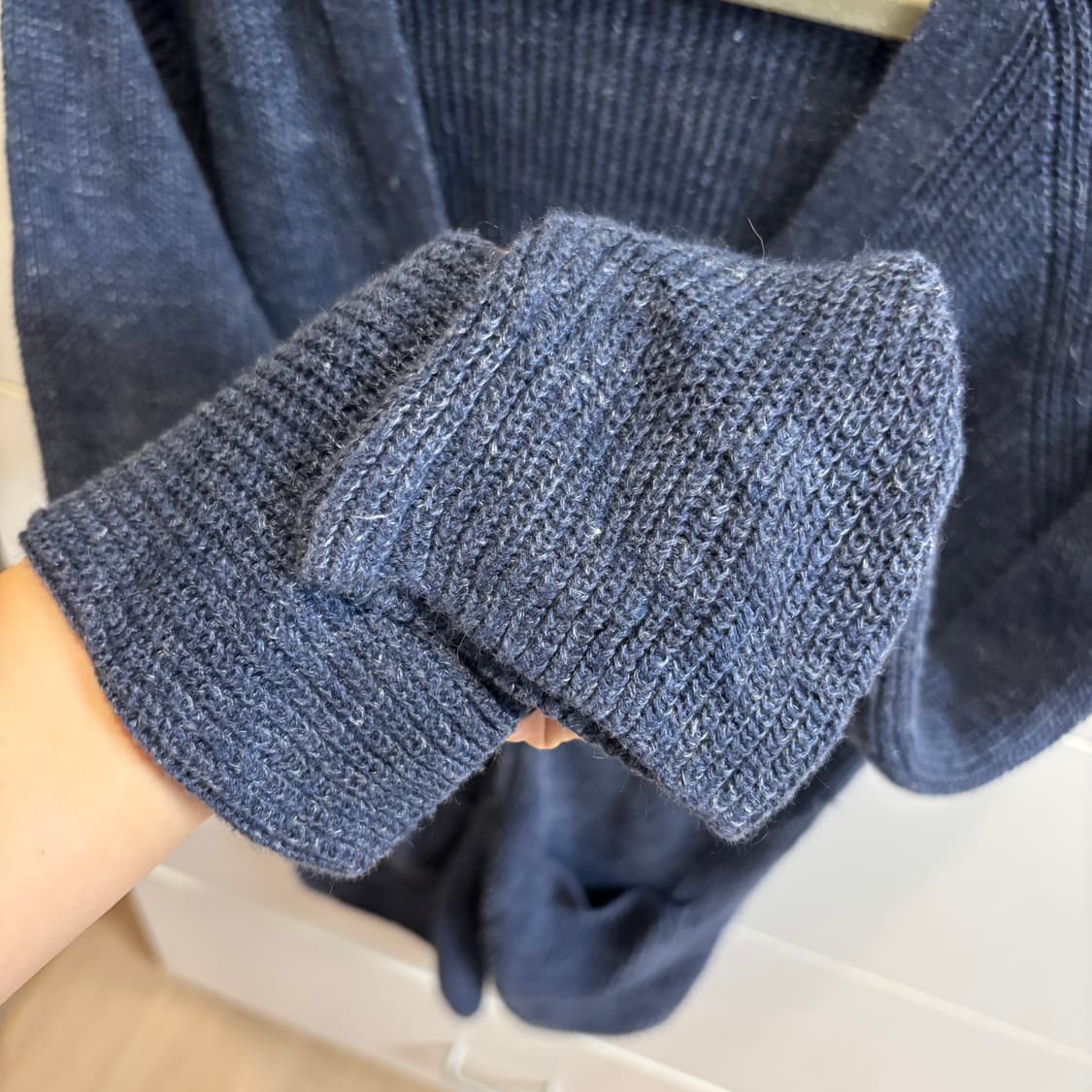 McGregor 린넨 100% 네이비 가디건 상품이미지6