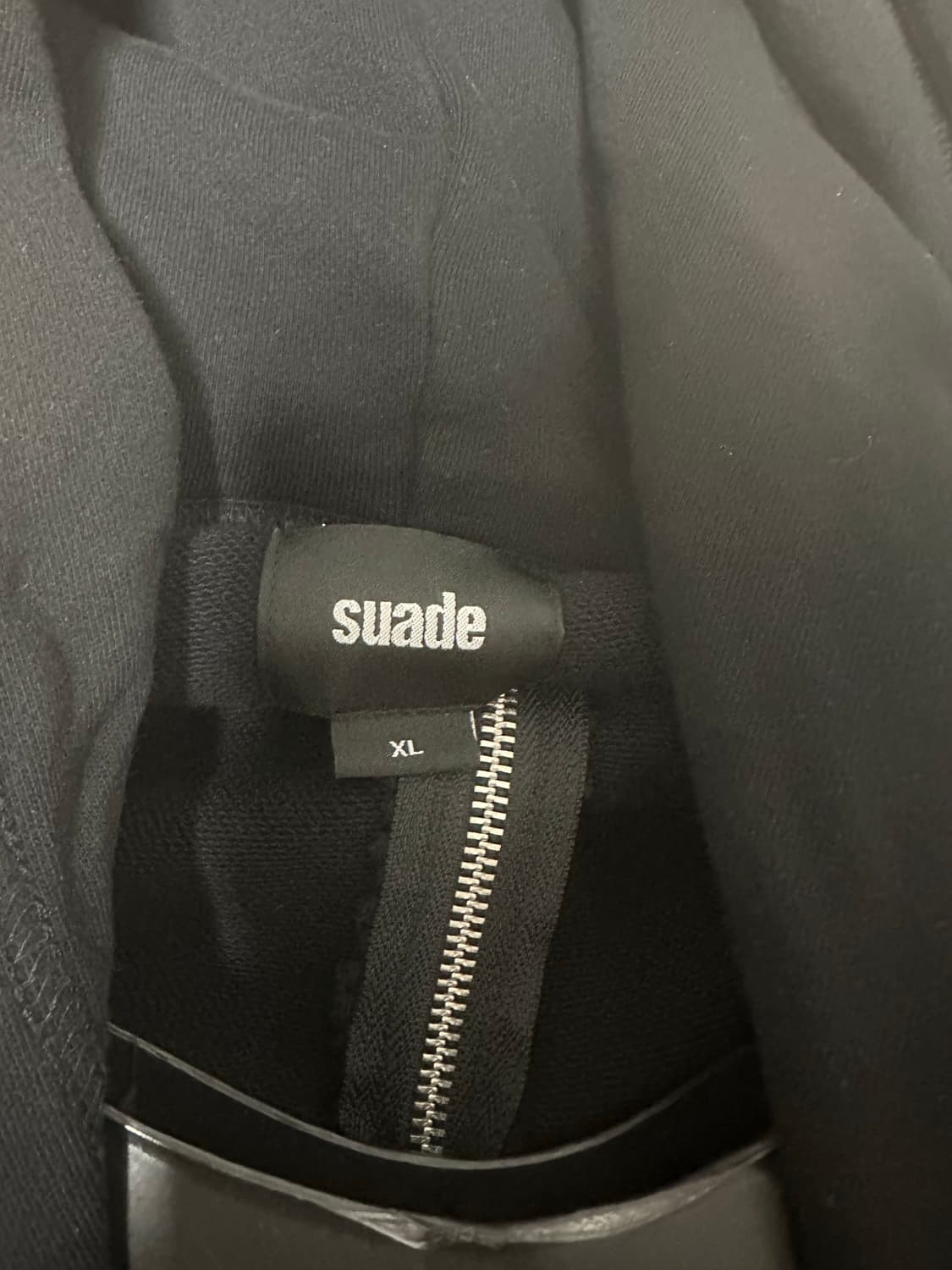 스웨이드 루즈핏 후드집업 상품이미지2