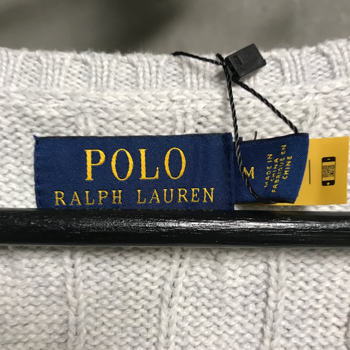 폴로 랄프로렌 QR 케이블 니트 베스트 M 상품이미지5