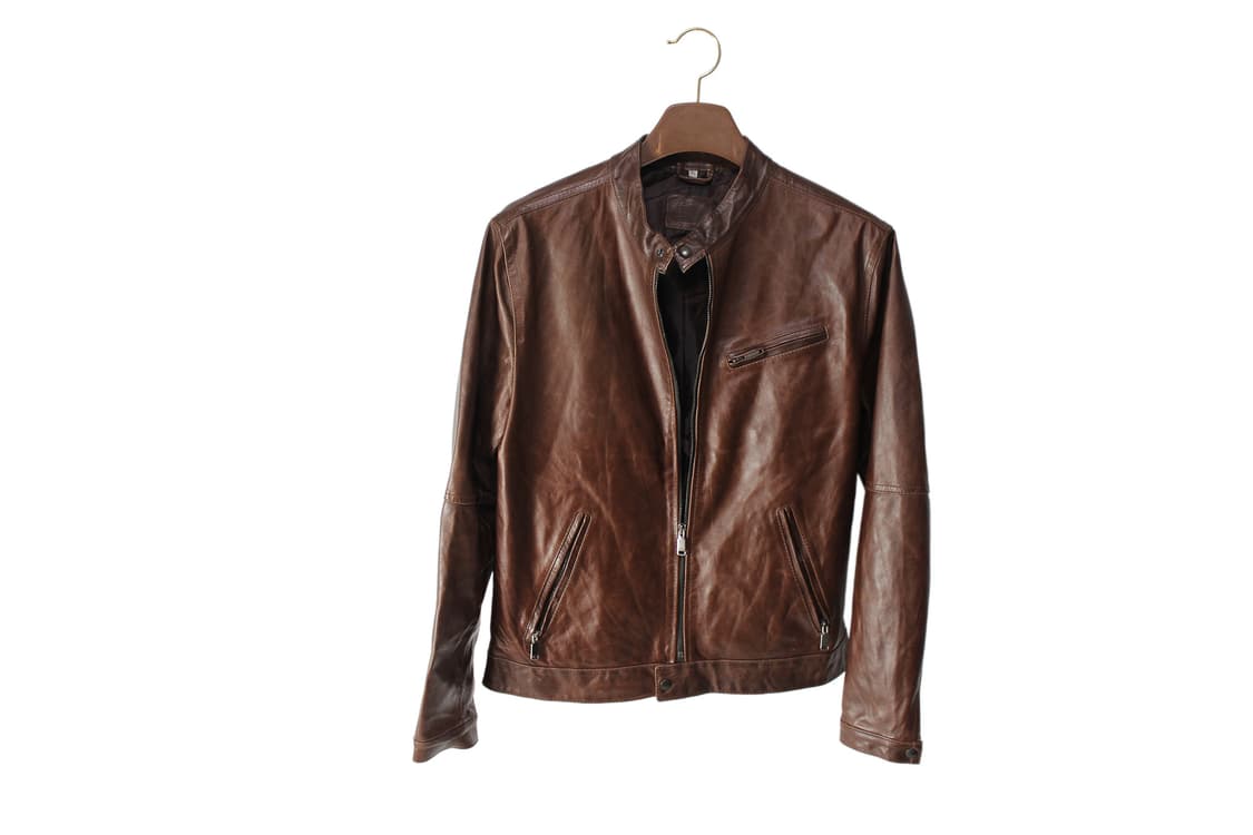 BATA 카우레더 싱글 레더 자켓 상품이미지1