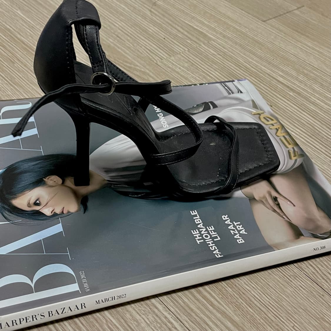 Mango 10cm 스트랩 샌들힐 37 상품이미지1