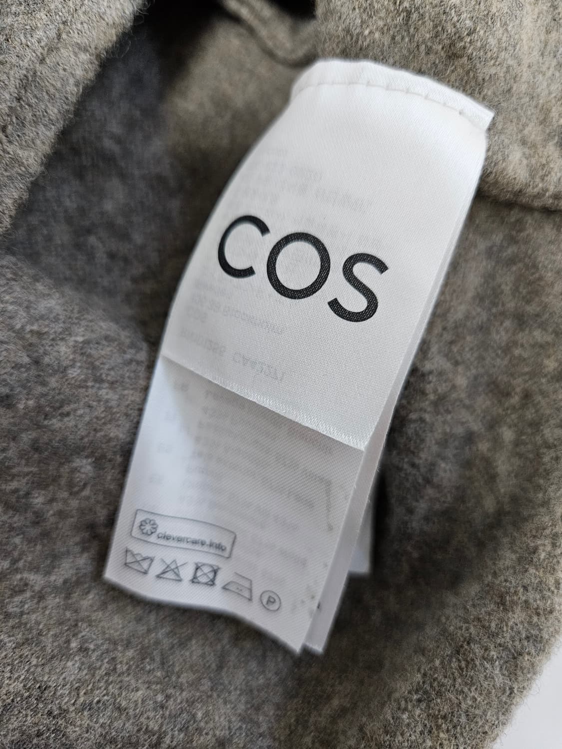 코스 COS 보일드 울 오버셔츠 트러커 워크자켓 L 상품이미지4