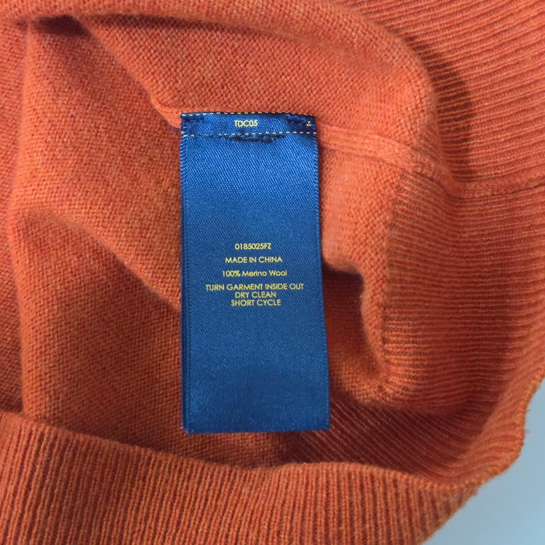 폴로랄프로렌 메리노울 브이넥 니트 M 상품이미지4