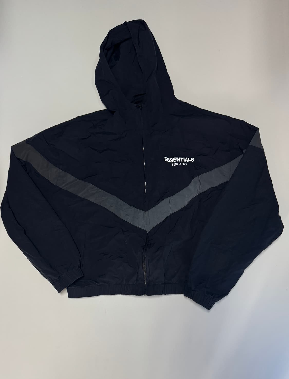 정품!! 피어오브갓 리플렉티브 오버핏 후드 크롭 바람막이 상품이미지1