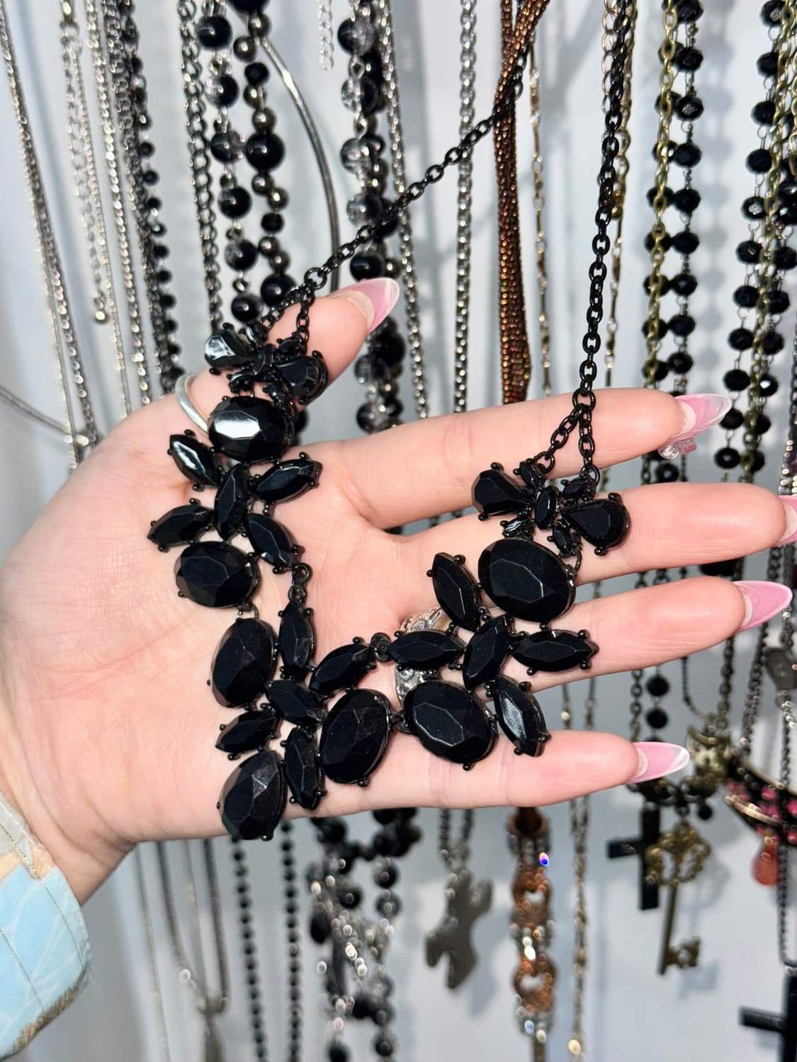 블랙페어리 큐빅 네크리스 상품이미지1