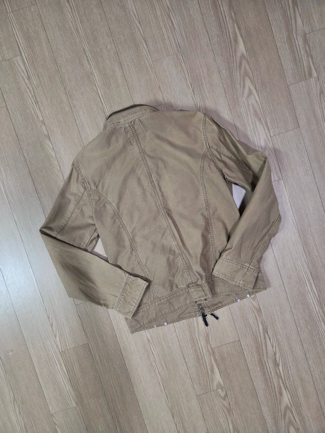 Joge Martin 원워싱 카멜 하이넥 재킷 상품이미지5